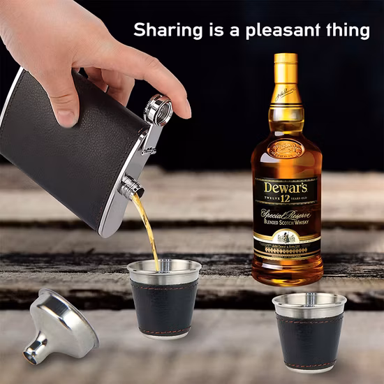 Hip Flask Whisky Flagon Portable Sublimation