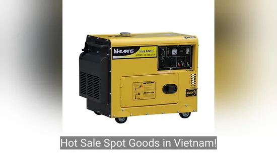 ベトナムの売れ筋スポット商品！  5kw 6kw 7kw 家庭用ディーゼル発電機セット